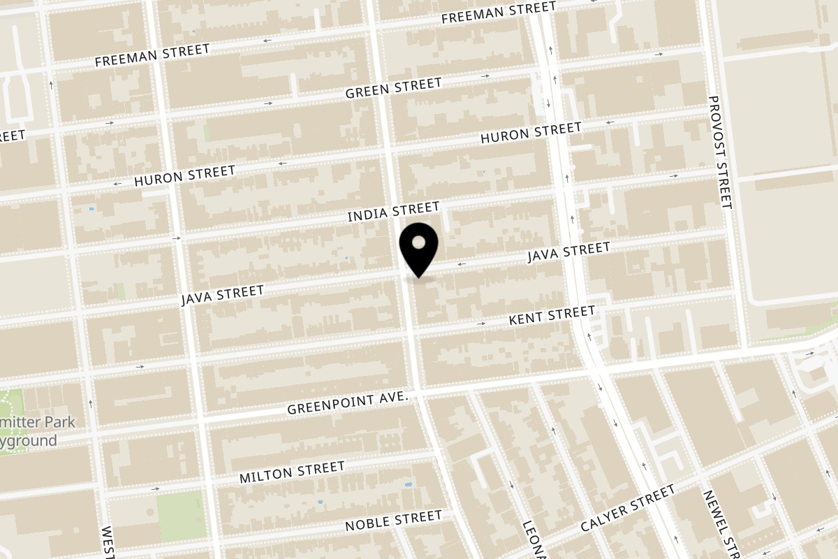 Map showing the location of Friducha on 946 Manhattan Ave in Brooklyn